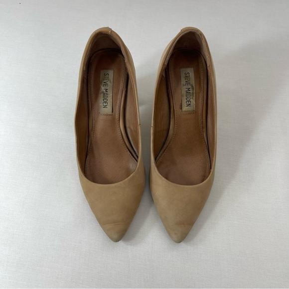 Steve Madden Lend Heel in Camel Suede - Picture 3 of 5